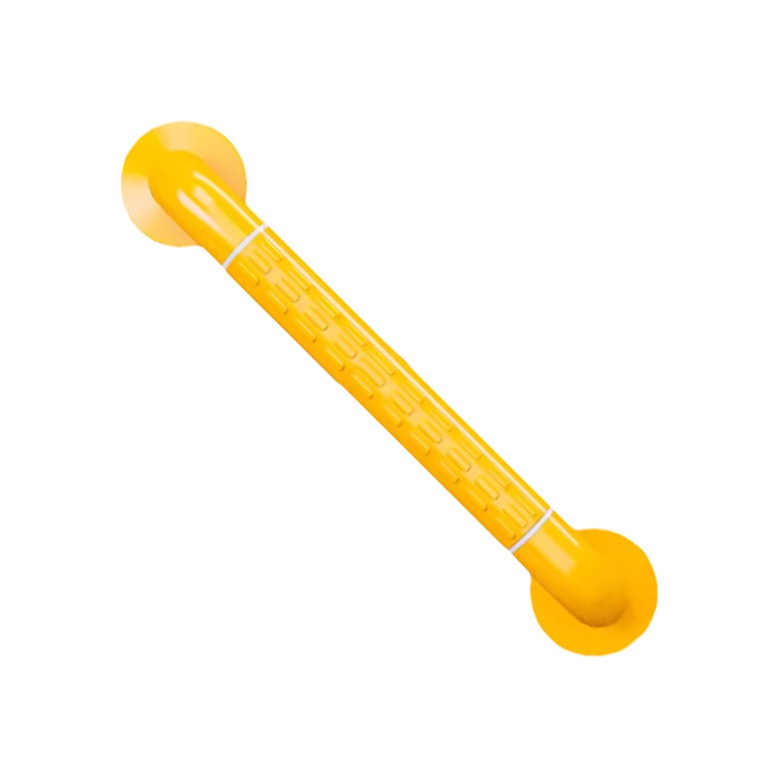 Fkxsxaz Yellow Bathroom Grab Bars, Suitable For Bathtubs, Toilets, And Bedrooms, 304 Stainless Steel With Non-Slip Texture(,38Cm)