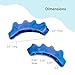 ZenToes Silicone Toe Spacers for Correct Toe Alignment, Bunion and Hammertoe Straighteners - 1 Pair (Moonlight)