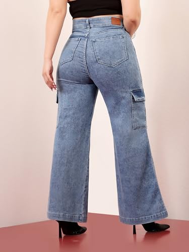 Image of Miss Chase A+ Women's Bootcut High Rise Regular-Length Stretchable Denim Shaping Jeans