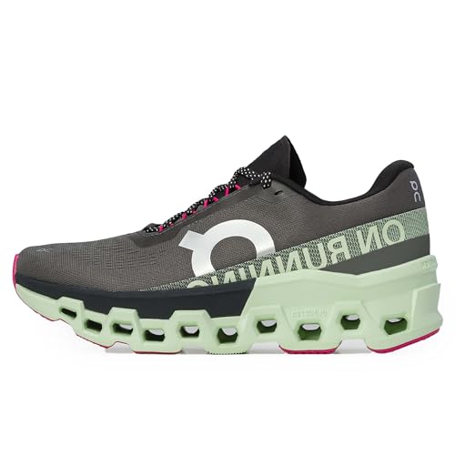 On Mens Cloudmonster 2 Asphalt/Lima 13 M