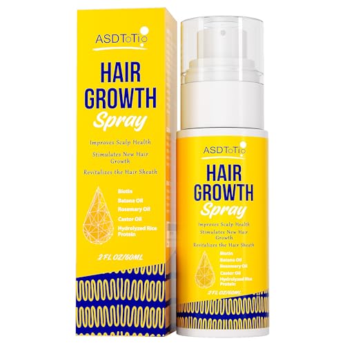 Hair Growth Spray for Women and Men- Natural Batana Rosemary Seru...