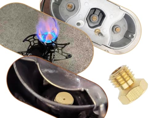 Emezddo 5 Stück Gasherd Düsen,Brenner Gas Herd Ersatzdüsen,LPG-Umrüstsatz,Messing Brennerdüsen,Gasstrahldüsen,Gasstrahl Set,Erdgas Propan Einspritzdüsen,Gas Kocher Gasdüsen(0.5/0.7/0.7/0.87/1.02mm)