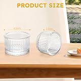 Zoom IMG-1 12pcs portacandele vetro 4 5x3 Zoom IMG-1 12pcs portacandele vetro 4 5x3