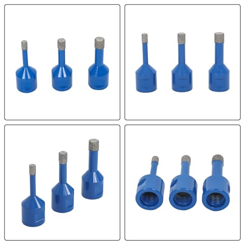 Set de 8 brocas de diamante para taladro 6-68 mm miniatura 6