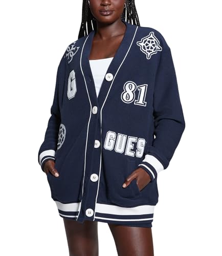 GUESS Women's Raquelle Fleece Cardigan