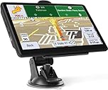 Car Sat Nav, GPS Navigator Touchscreen, Car GPS Navigation with Voice Guidance, Latest UK Maps Update for Car Truck, Hands-free Calling,Lane Guidance Assist (7 Inch)