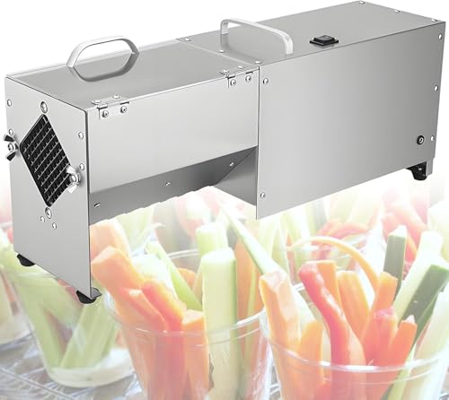 Cortadora eléctrica de tiras para verduras acero inox