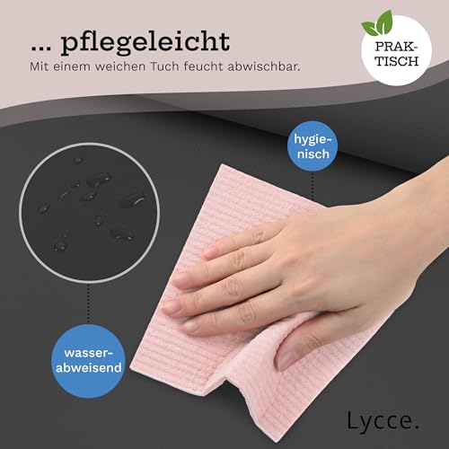 Lycce Kunstleder Meterware Restposten dunkelgrau laufende Meter x 140cm