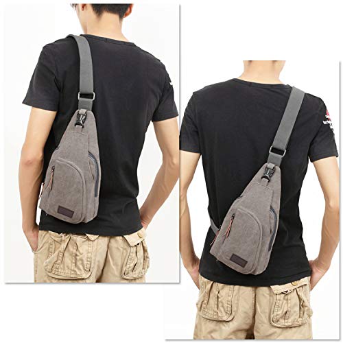 Kalevel Outdoor Travel Crossbody Backpack Casual Shoulder Chest Bag Men Women