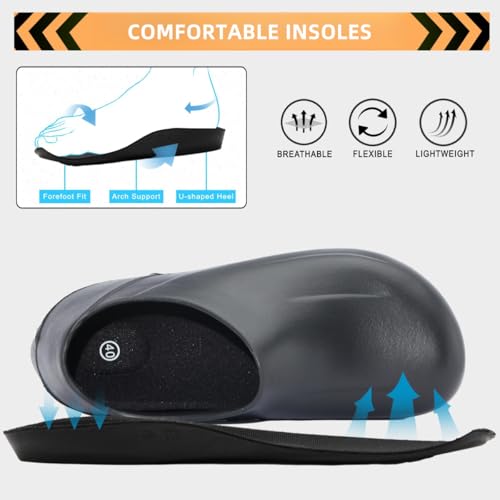 Ultra Slip-Resistant Chef Shoes - Waterproof & Non-Slip Kitchen Shoes for Men Women, Perfect for Nursing, Restaurant, and Food Service Workers3