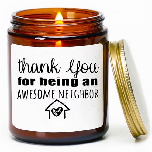 Rose & Sandalwood Scented Candle &ndash; 7oz Housewarming Gift
