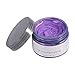 Produktbild Haarfarbe Wachs, 120g Haar Styling Schlamm für Männer Frauen Einweg Unisex Farbstoff Salbe DIY Friseurcreme für Halloween Party Cosplay(Violett)