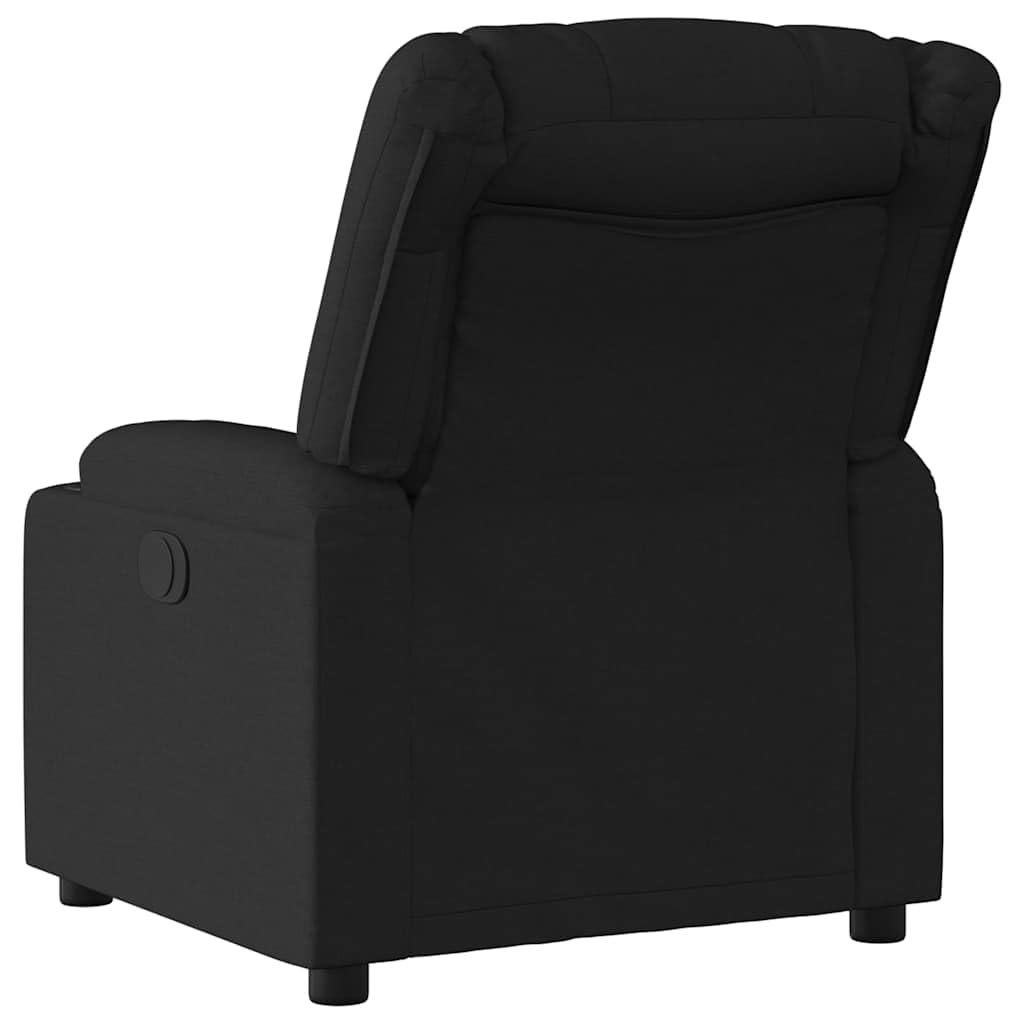 Sillón Relax Negro Tela Manual Ajustable TV Sillón