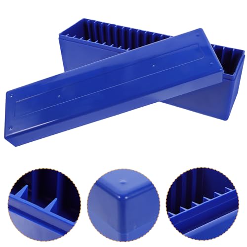 Caja decorativa para almacenamiento SHINEOFI azul miniatura 3