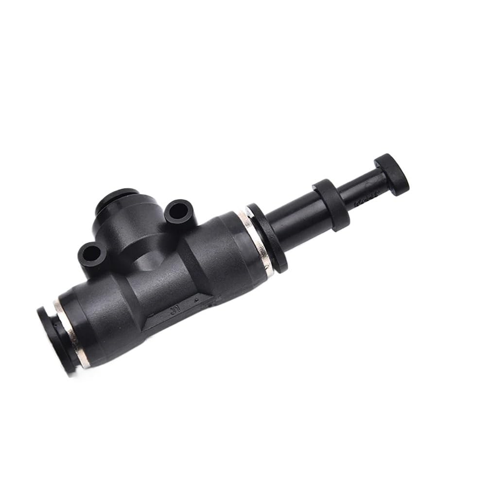 Wtukmo 5X Black 4 6 8 10 12MM Nylon Pneumatic Fittings Blanking Plug Hose Tube Push Fit Connector Air Line(6mm)