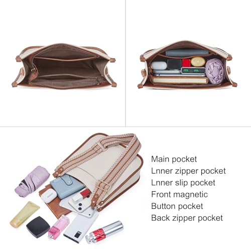Image of CLUCI Clear Purse,Clear Bag For Stadium Events,Stadium Approved Crossbody Bag Purses for Women with Adjustable Strap