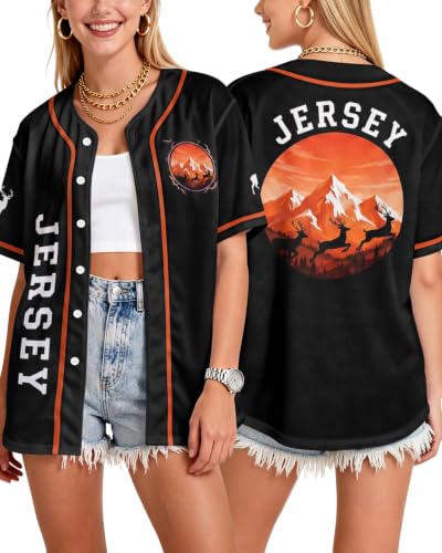 Image of 99TIMORO Graphic Baseball Jersey Shirts for Men and Women | Street Wear Funny Button Down Shirt Short Sleeve Lightweight Breathable Casual Wear Sports Events Summer Gifts Relaxed Fit
