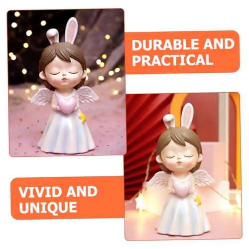 Lámpara de mesa decorativa corazón Beaupretty pequeña miniatura 3