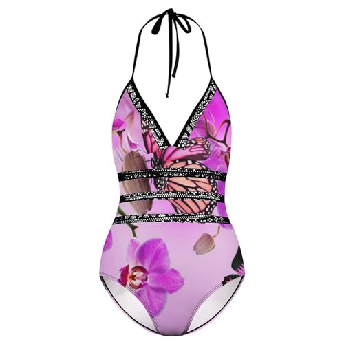 Bikini set une pièce fleurs masquant les imperfections