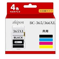 Amazon.co.jp: 【shipon-ink】BC-365/366XL 互換インクカートリッジ