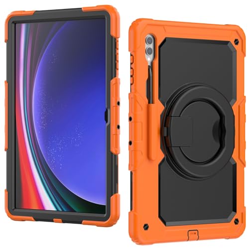 Étui pour tablette PC antichoc Galaxy Tab S10 Ultra 2024 avec protection écran et poignée