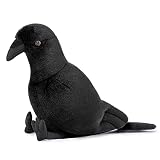 FRANKIEZHOU Lifelike Crow Plush