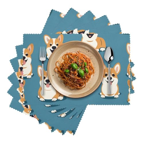 Sets de table antidérapants pour protéger de la chaleur lot de 6