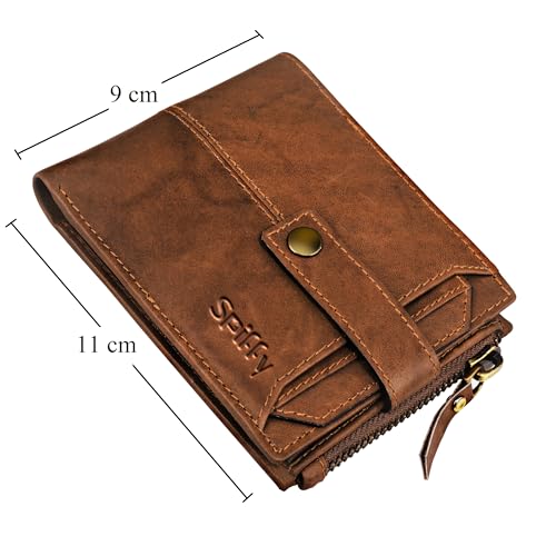 Benchmark Design Brown Genuine Leather Wallet For Men With Detachable Card Holder Mens Wallet, RFID Wallet For Men And Women, Billetera De Hombre4