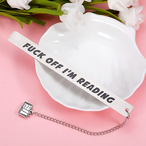 Funny Bookmarks Fck Off I'm Reading - Gifts For Booklovers Friends Son Daughter, Birthday Christmas Gift Bookmark For Family Writers Teachers, Graduation Holiday Stocking Stuffers Present I'm Reading #TOP5