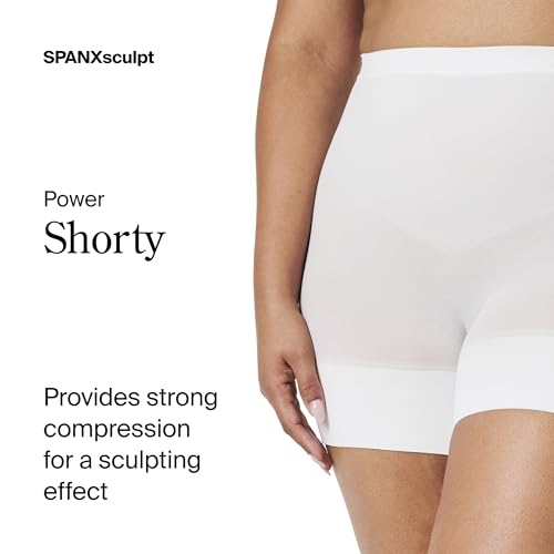 Image of SPANX SPANXsculpt Power Series Boyshort - For All Hemline Lengths - Lightweight Core Control Shapewear - Dig-Free Waistband