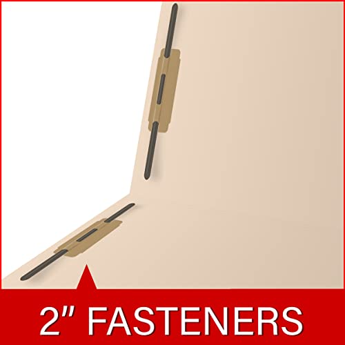 14 Pt Manila Folders, Full Cut 2-Ply End Tab, Letter Size, Fastener Pos #1 & #3 (Box Of 50) #TOP7