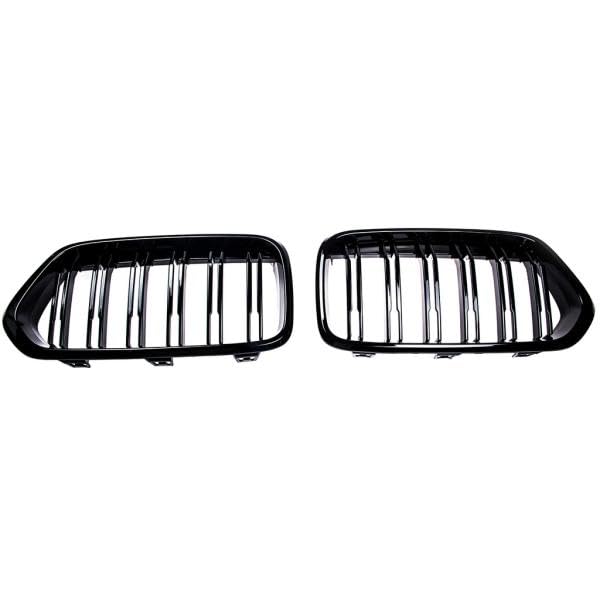 Calandre sport pour BMW X2 F39 noir brillant look double haricot premium
