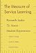 The Measure of Service Learning: Research Scales to Assess Student Experiences