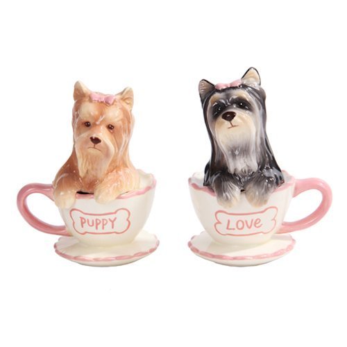 Salière et poivrière Yorkie pour remplacer vos vieux shakers tristes
