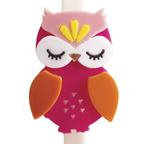 Tiara infantil para cabelo coruja acrílico