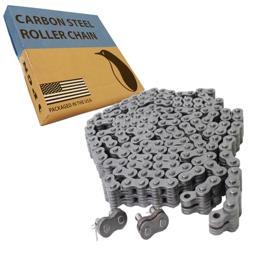 PGN BL546 Leaf Chain x 10 Feet for Forklift Masts and Hoisting + 2 Connecting Links