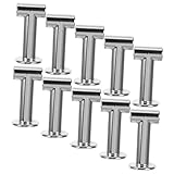 Cabilock 10 Stück Supermarkt Regal Handlauf Verbinder Rohrverbinder Schnellmontage Robust und Praktisch für Warenregal Montage und Instandhaltung