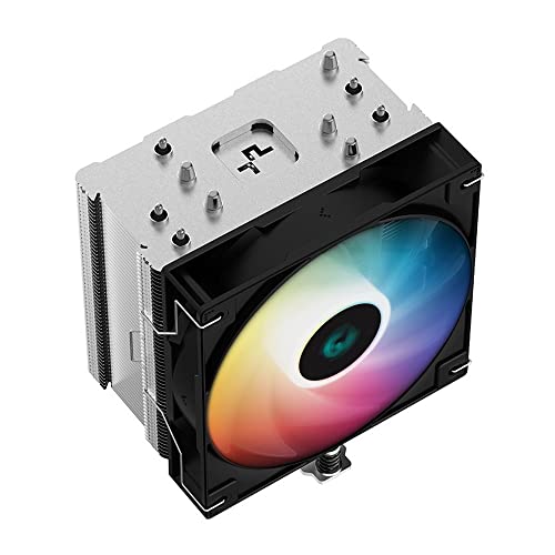Image of Deepcool AG500 ARGB Compact Single Tower CPU Cooler - Black | Support Intel- LGA1700 /1200 /1151 /1150 /1155 & AMD- AM5 /AM4 - R-AG500-BKANMN-G