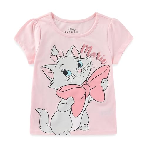 Disney The Aristocats Marie The Cat Girls Short Sleeve T-Shirt for Big Kids