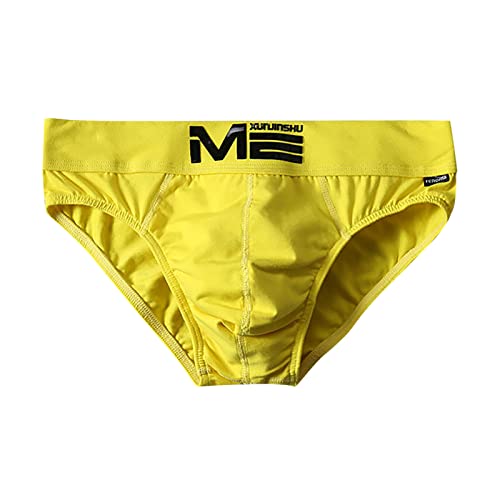Beokeuioe Men's Boxer Smooth Bamboo Briefs Rayon with Separate Bags Underwear Boxer Shorts Stylish Multicoloured Trunks Underwear Men Briefs Breathabl