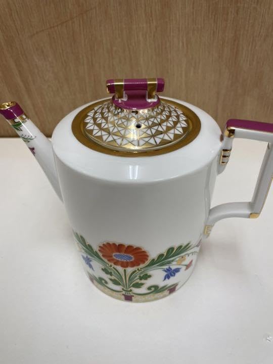 インペリアル ポーセリア金彩 ロシア磁器 フラワー ポット 1箇 Amazon.co.jp: インペリアル ポーセリア金彩 ロシア磁器
