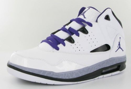 Nike air Jordan Jumpman H Series II Mens hi top Basketball Trainers 487234 Sneakers Shoes (UK 10 US 11 EU 45, White Club Purple Black 108)
