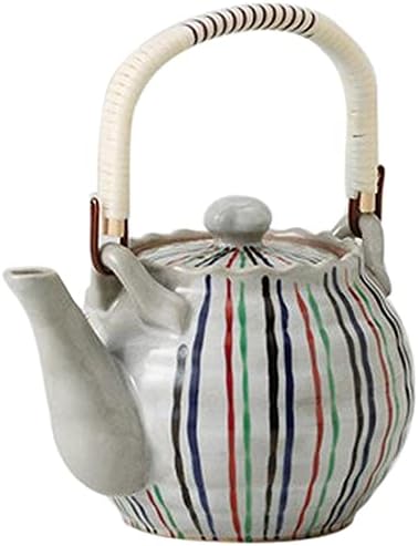 Set of 5, Tokusa No. 6 Earthenware Bottle (with net), 5.5 x 5.3 inches (14 x 13.5 cm), 32.0 fl oz (970 cc, 588 g), Earthenware Bottle, Restaurants, Inn, Japanese Tableware, Restaurant, Commercial Use