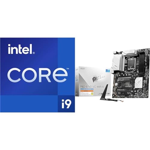 Image of Intel Core i9-12900K Gaming Desktop Processor + MSI PRO B760-VC WiFi IV ProSeries Motherboard