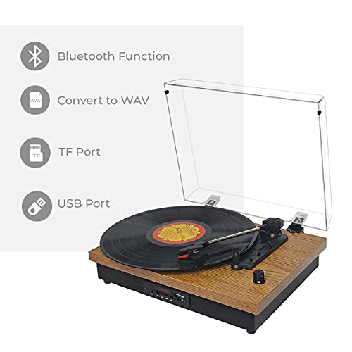 PRIXTON Studio – Tourne Disque Vinyle Vintage – Lecteur de Vinyle et de Musique Via Bluetooth USB, Carte SD et Radio – 2… - Les Beatles, Paul McCartney, John Lennon, RIngo Starr, George Harrison PRIXTON Studio - Tourne Disque Vinyle Vintage - Lecteur de Vinyle et de Musique Via Bluetooth USB, Carte SD et Radio - 2… – Image 3