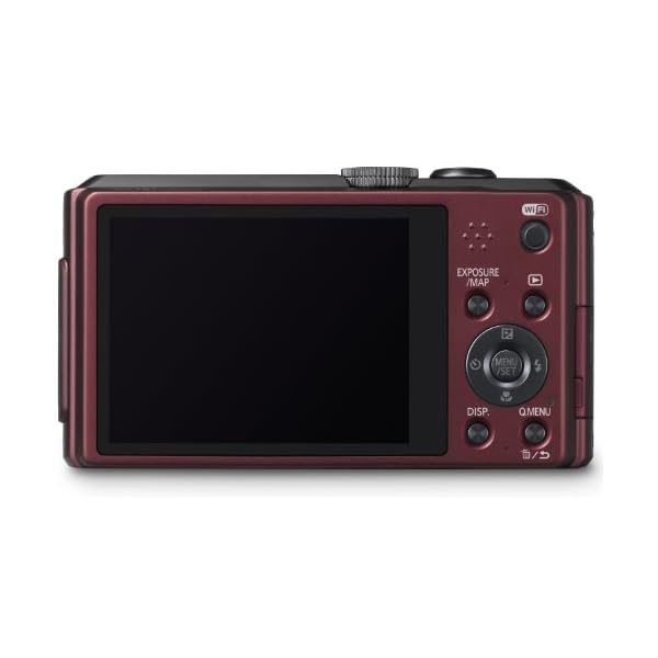 Panasonic DMC-TZ41EG9R Digitalkamera (18,1 Megapixel, 20-fach opt. Zoom, 7,5 cm (3 Zoll) Touchscreen, 5-Achsen bildstabilisator) rot – Bild 4