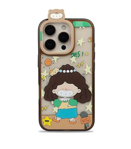 Image of Cartoon Stage Girl Case Cover for iPhone 15 Pro Max | Stylish Anime-Inspired Design | Slim Shockproof TPU Back Cover | Scratch-Resistant | Precise Fit | Lightweight Case