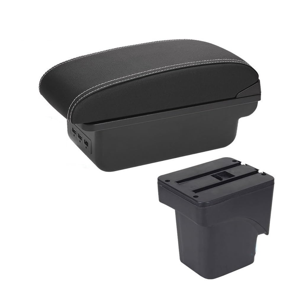 Yulegudi B3 Black White 3Usb Car Armrests For Ford For Focus Mk2