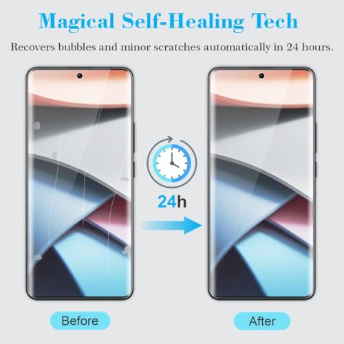 Image of SupCares TPU Anti Glare Matte Unbreakable Membrane Screen Protector For Redmi Note 13 Pro Plus (6.67 Inch) With Easy Self Installation Kit | Fingerprint Working | Edge-To-Edge Protector Coverage
