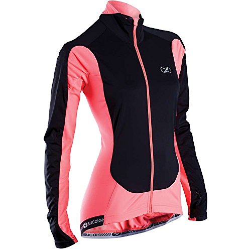 Sugoi Women's RS Zero Long Sleeve Jersey, Electric Salmon, Small